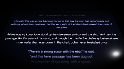 Book quote background example