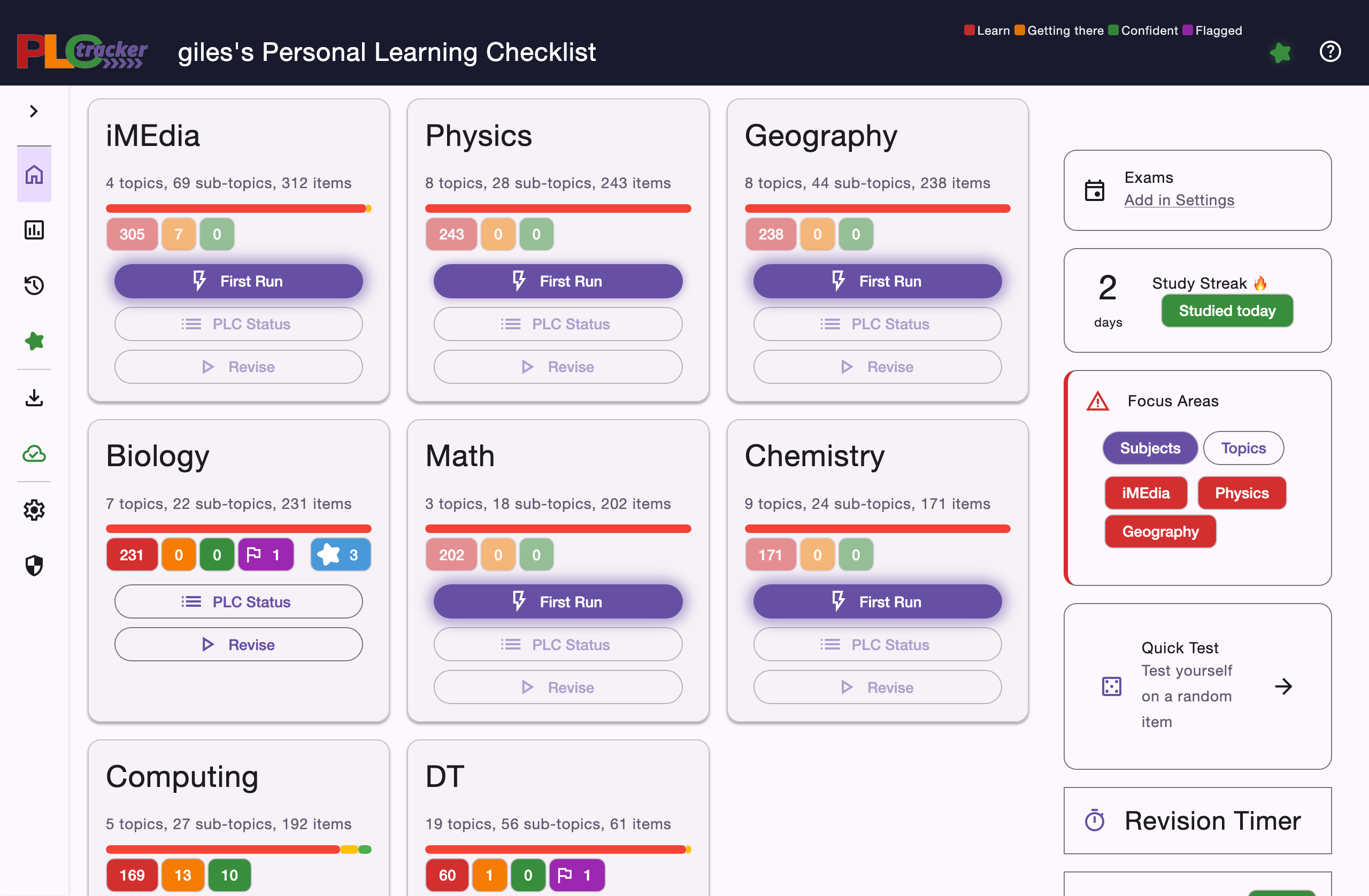 PLC Tracker screenshot