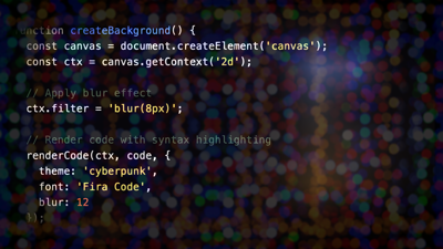 Christmas code background example